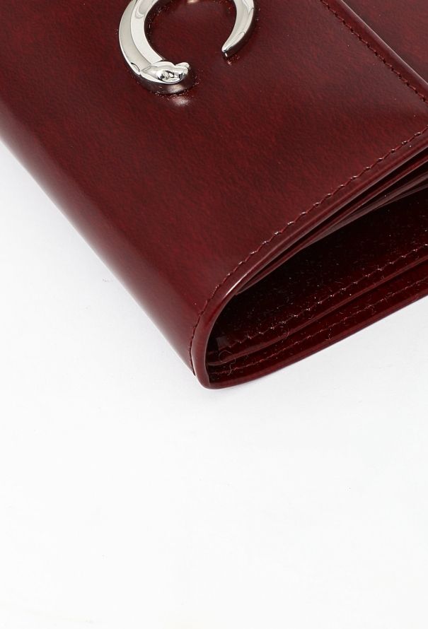 Cartier Bordeaux Panthère Leather Wallet - 7