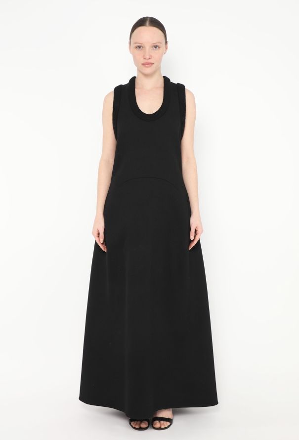 The Row 2024 Ribbed Trim Maxi Dress - 3