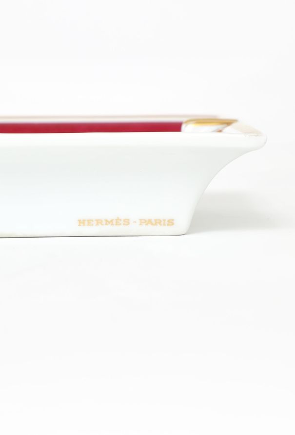 Hermès Vintage 'Les Parfums' Limoges Ashtray - 3