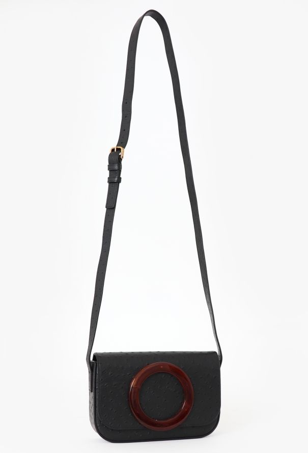 Saint Laurent 2017 Black Ostrich Eddie Shoulder bag - 2