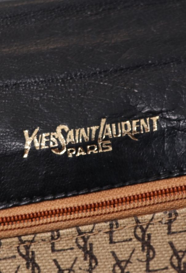Saint Laurent Vintage Canvas & Leather Bag - 11