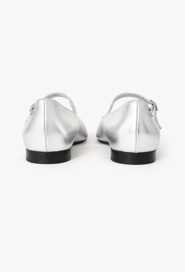Chanel 2024 Metallic Mary Jane Ballerinas - 4