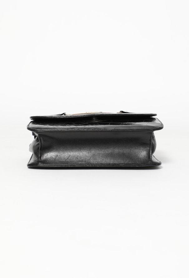 Céline '70s Crocodile Shoulder Bag - 7