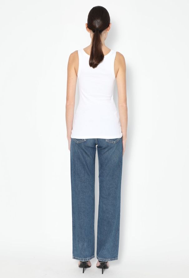 Prada F/W 2022 Cotton Emblem Tank - 4