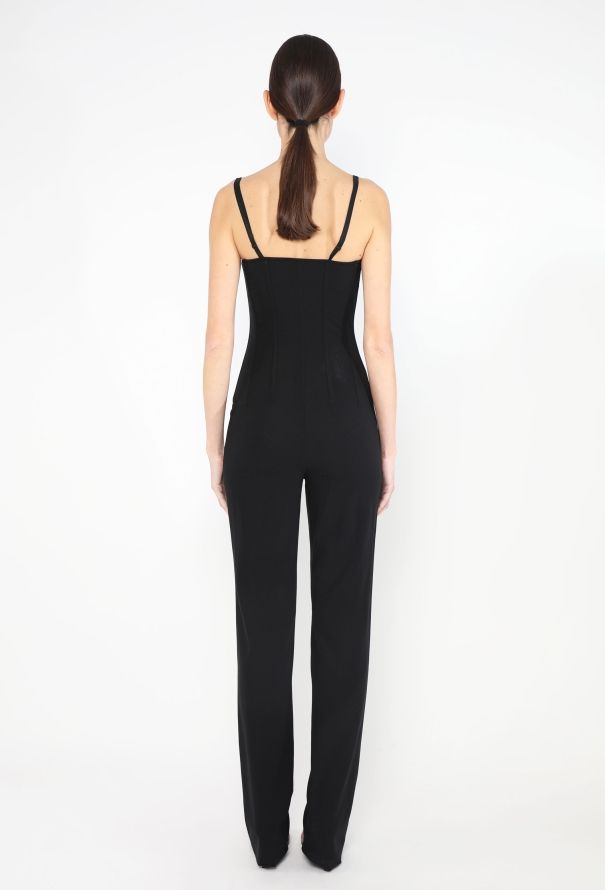 Dolce & Gabbana '90s Bustier Slit Jumpsuit - 4