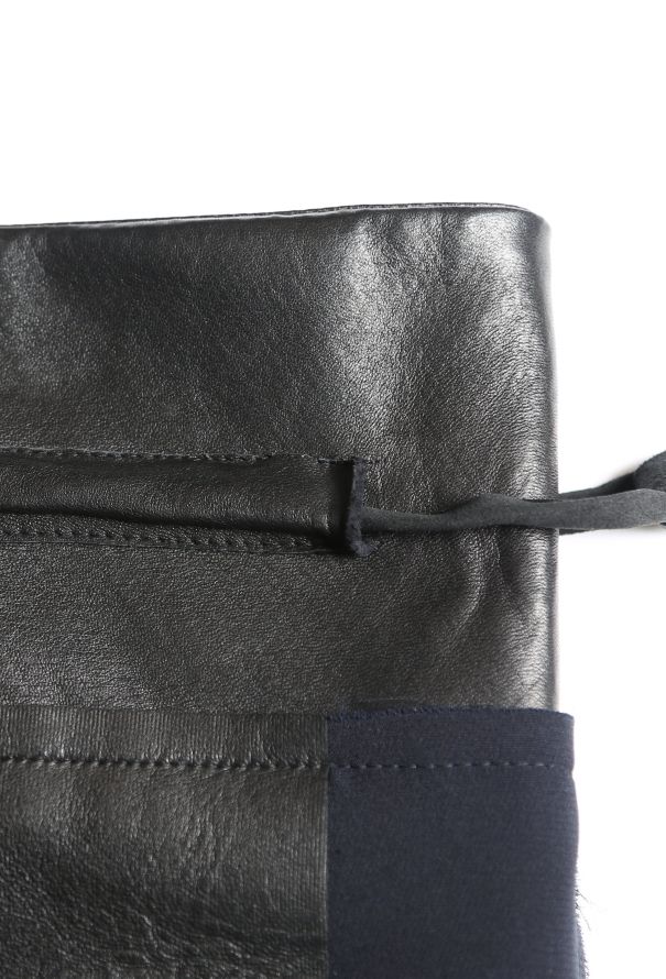 Céline F/W 2011 Leather Panel Skirt - 6