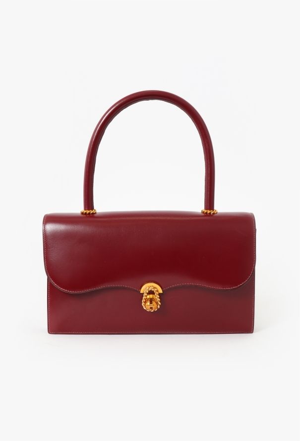 Hermès '70s Rouge H Box Escale Top Handle Bag - 1