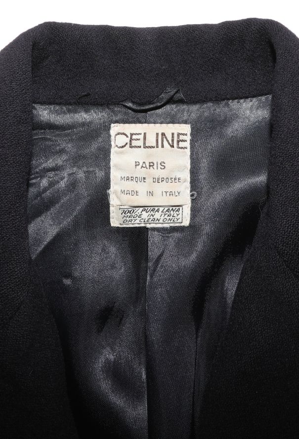 Céline Vintage Vicuña Wool Coat - 6