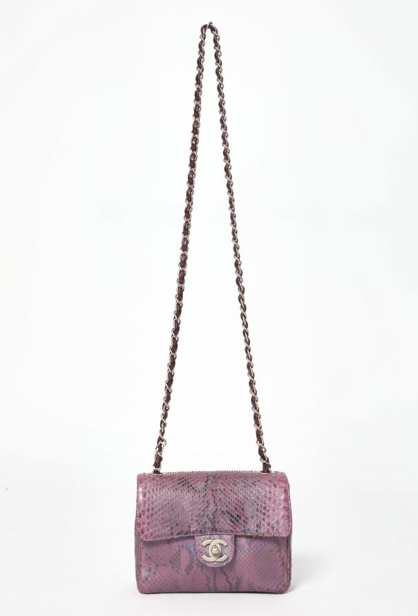 Chanel Python Mini Square Timeless Bag - 1