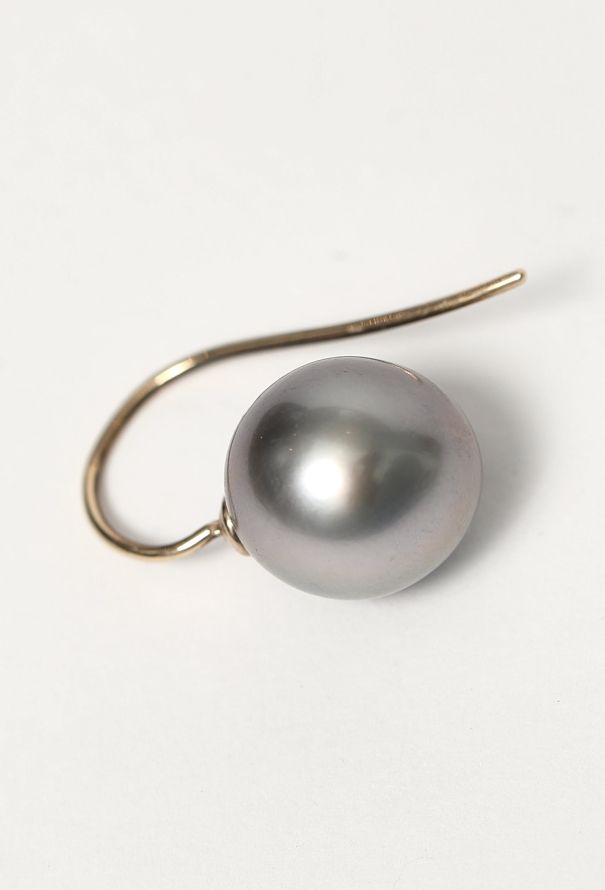 Modern Fine Jewelry 18k White Gold & Pearl Earrings - 5