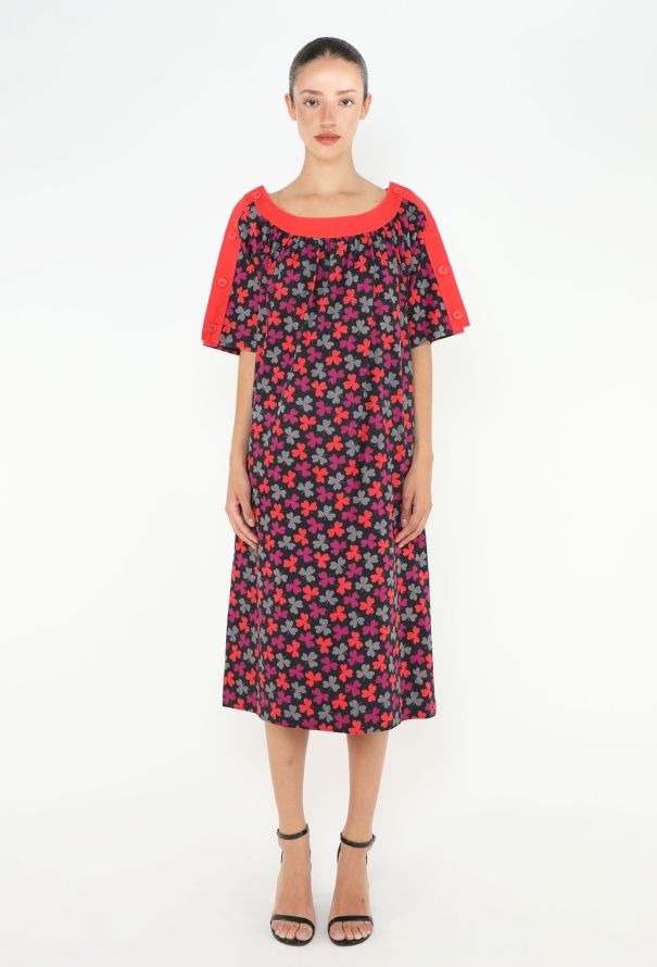 Céline Vintage Cotton Clover Dress - 1