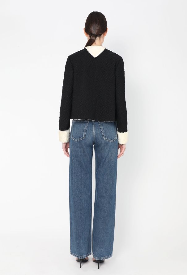 Chanel 2009 Embroidered Fur-Lined Jacket - 4