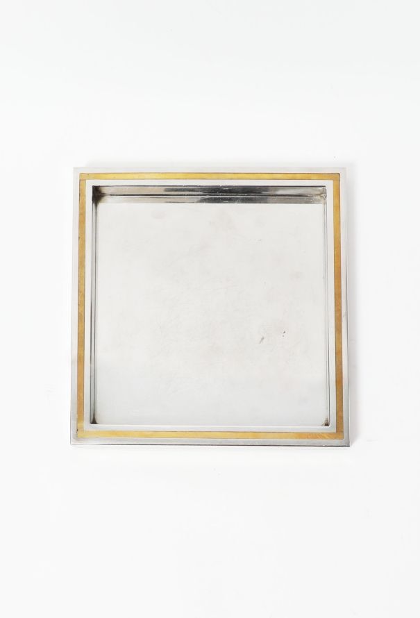 Vintage Objects & Decor Willy Rizzo '70s Steel Tray - 3