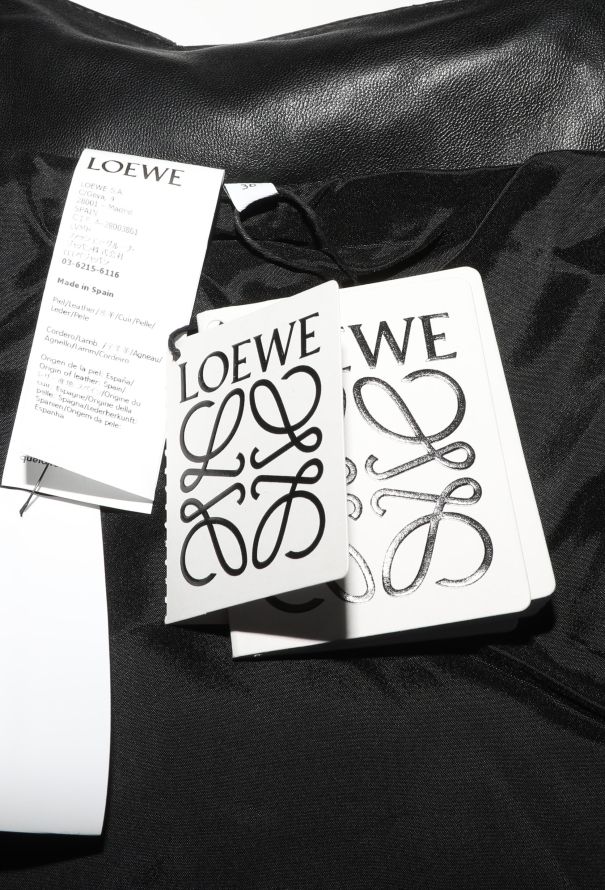 Loewe S/S 2024 Leather Pin Shorts - 7