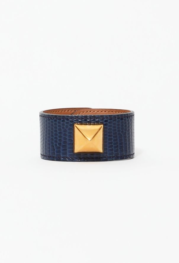 Hermès Lizard 'Clou Médor' Bracelet - 1