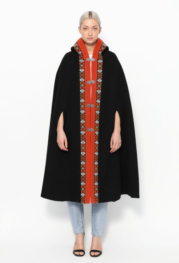World Treasures Authentic Norwegian Embroidered Cape - 1