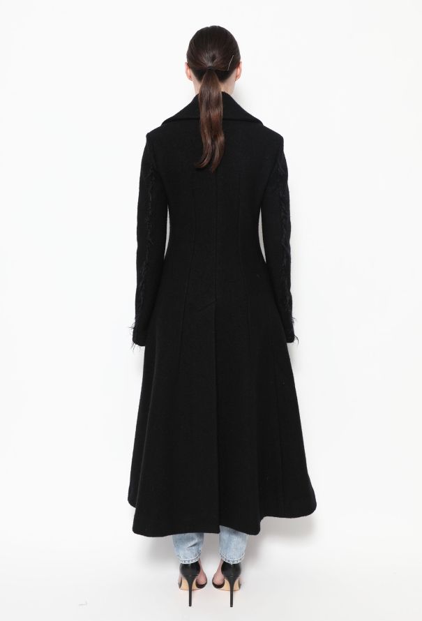 Céline CAMPAIGN F/W 2014 Contrast Wool Coat - 6