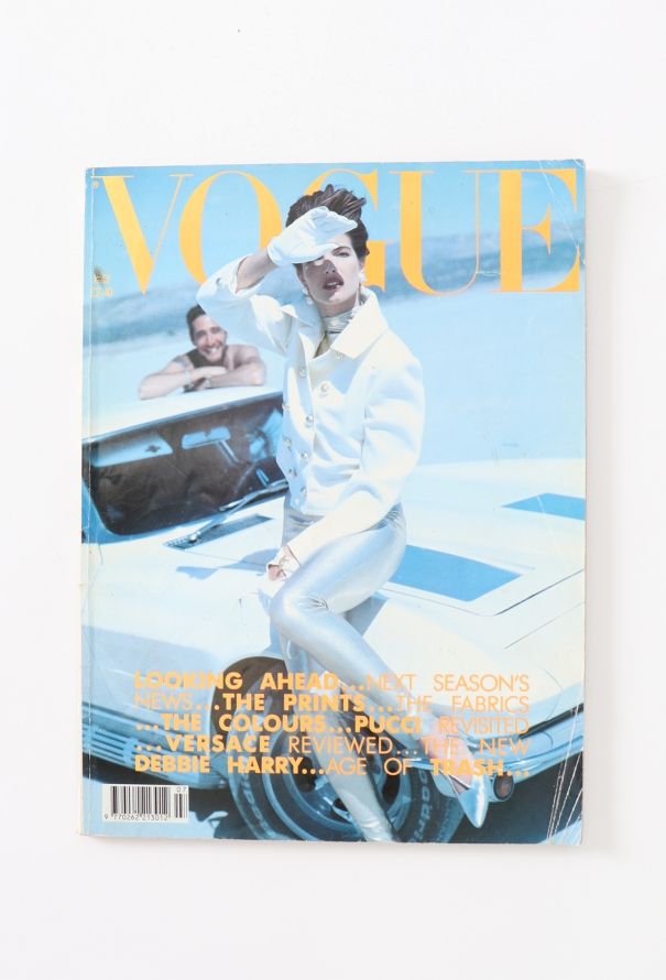 VOGUE UK 1990 Arthur Elgort Issue Trio - 2