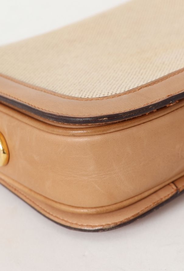 Céline Vintage Canvas Triomphe Shoulder Bag - 6