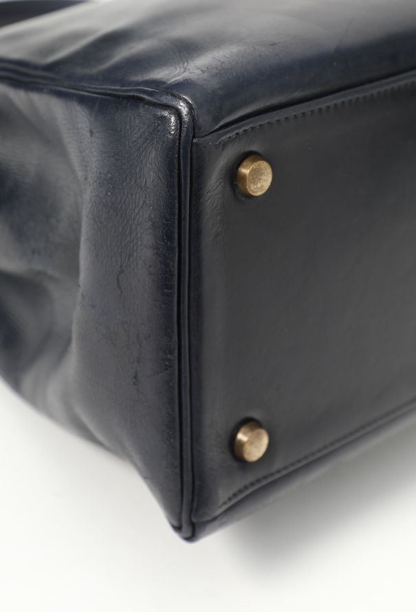 Hermès '60s Navy Box Kelly 32 Retourné - 8