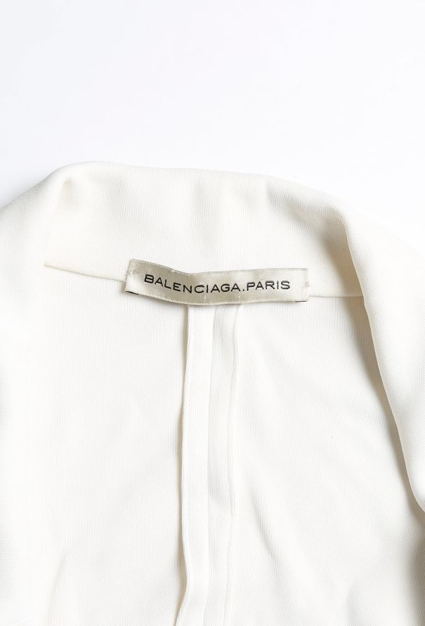 Balenciaga S/S 2005 Nautical Crêpe Coat - 6