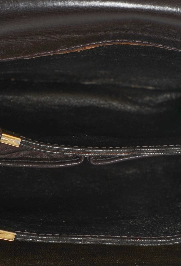 Céline '70s Brown Calèche Bag - 11