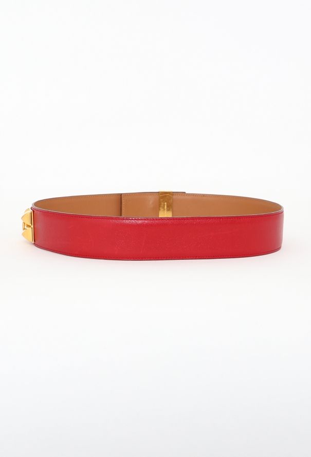 Hermès 1993 'Collier de Chien' Box Leather Belt - 5