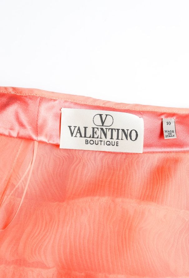 Valentino Tiered Silk Skirt - 4