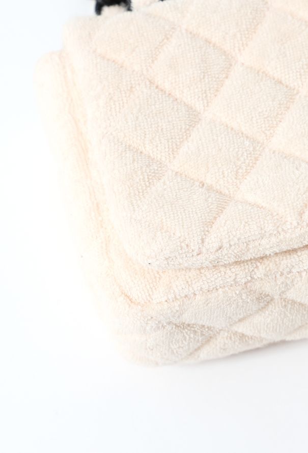 Chanel Quilted Terrycloth Flap Bag - 9