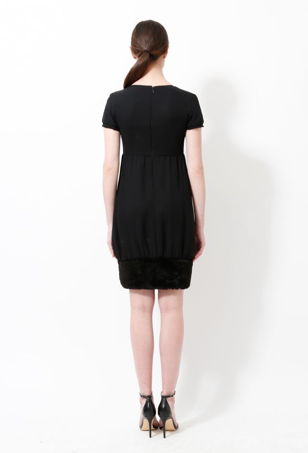 Chanel F/W 2010 Fur Trim Dress - 6