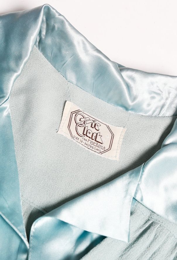 Ossie Clark Collector 1974 Belted Crêpe Dress - 4