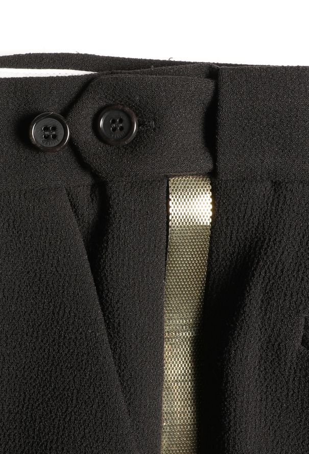 Céline Metallic Side-Stripe Trousers - 6