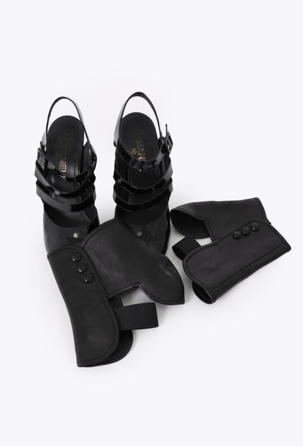 Chanel 2007 Patent Leather Quilted Heels - 3