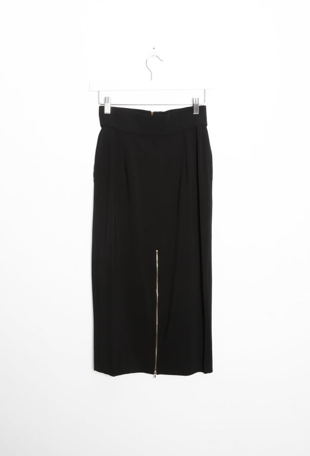 Chanel Vintage Zip Pencil Skirt - 6