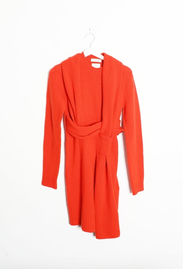 Bottega Veneta F/W 2019 Wrap Knit Dress - 6