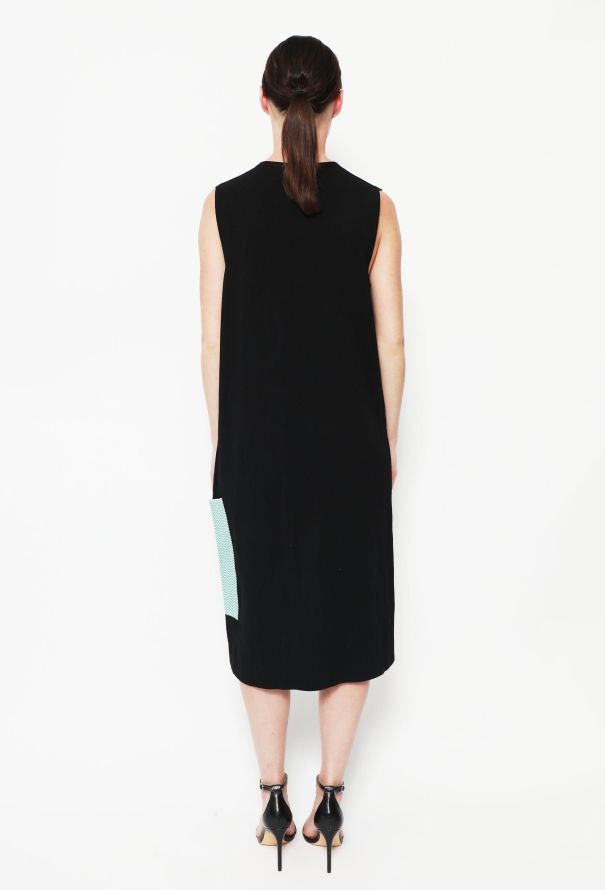 Céline 2015 Patchwork Black Silk Tunic - 3