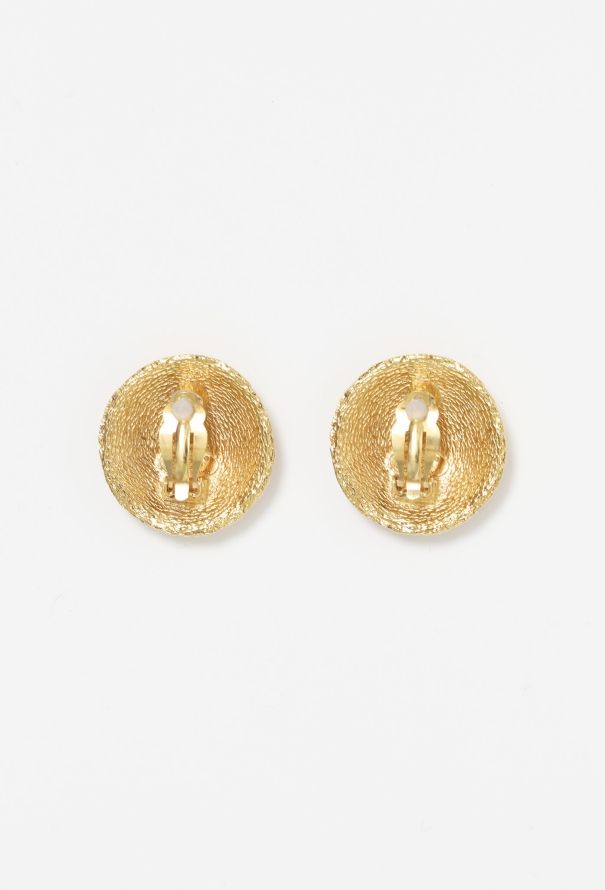 Chanel Collector S/S 1989 Woven Clip Earrings - 4
