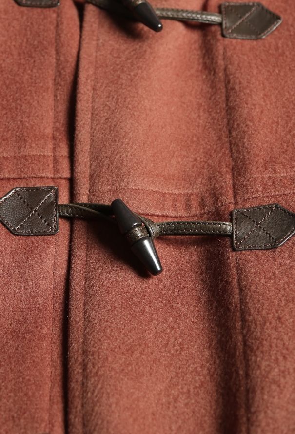 Saint Laurent '70s Hooded Wool Duffle Coat - 7