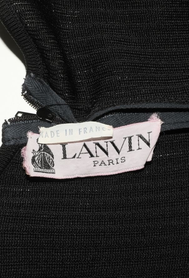 Lanvin '70s Graphic Ribbed Dress - 6