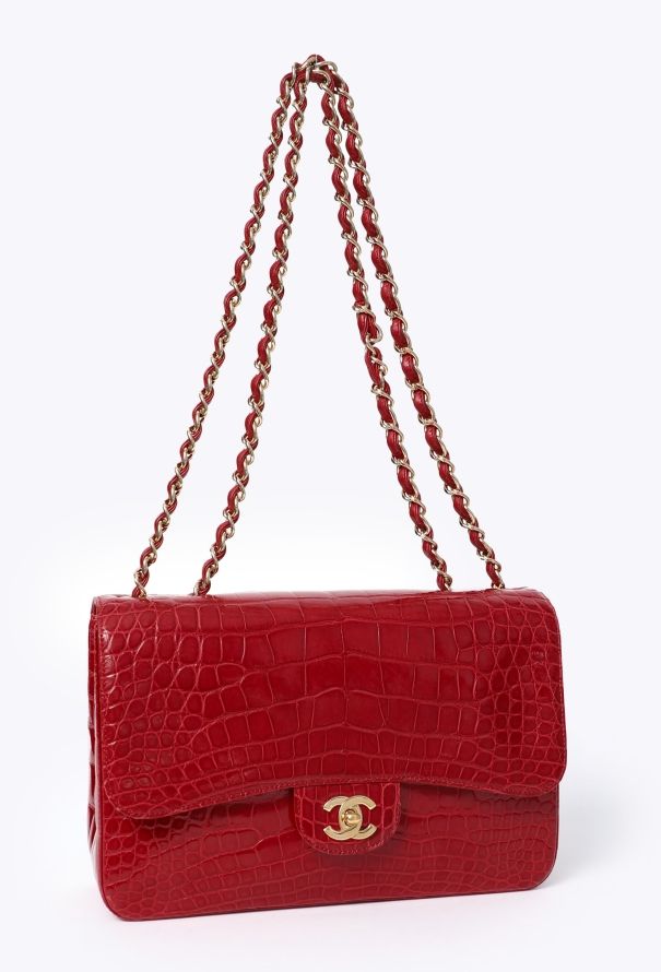 Chanel Jumbo Timeless Bag in Red Alligator – Bespoke Order - 3