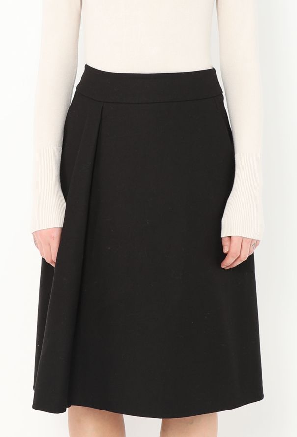 Jil Sander S/S 2013 Pleated Wrap Skirt - 1