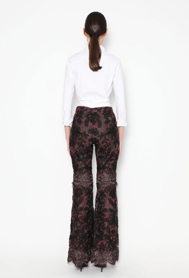 Gucci CAMPAIGN F/W 1999 Lace Palazzo Pants - 5