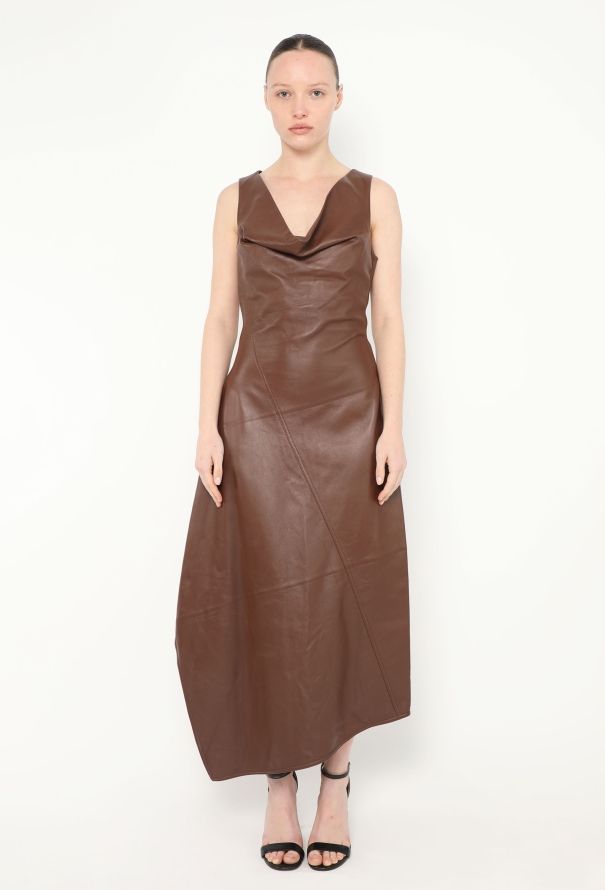 Bottega Veneta S/S 2023 Asymmetrical Nappa Dress - 1
