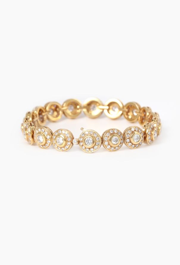 Mellerio 18k Gold & 6.37 Carats Diamond Giverny Bracelet - 5