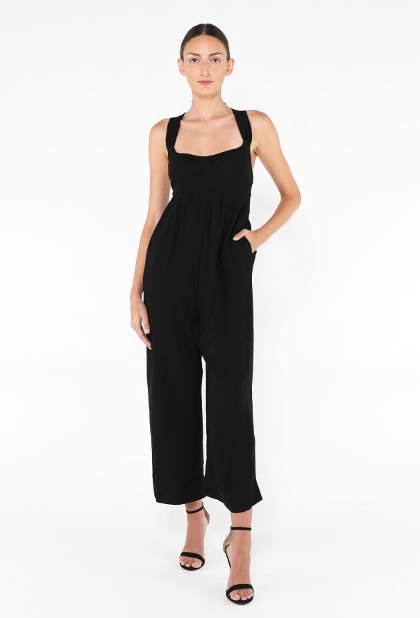 Prada 2024 Wide-Leg Crêpe Jumpsuit - 1