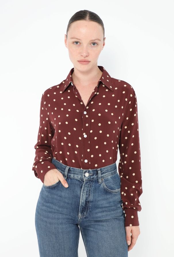 Céline 2020 Polka Dot Blouse - 1