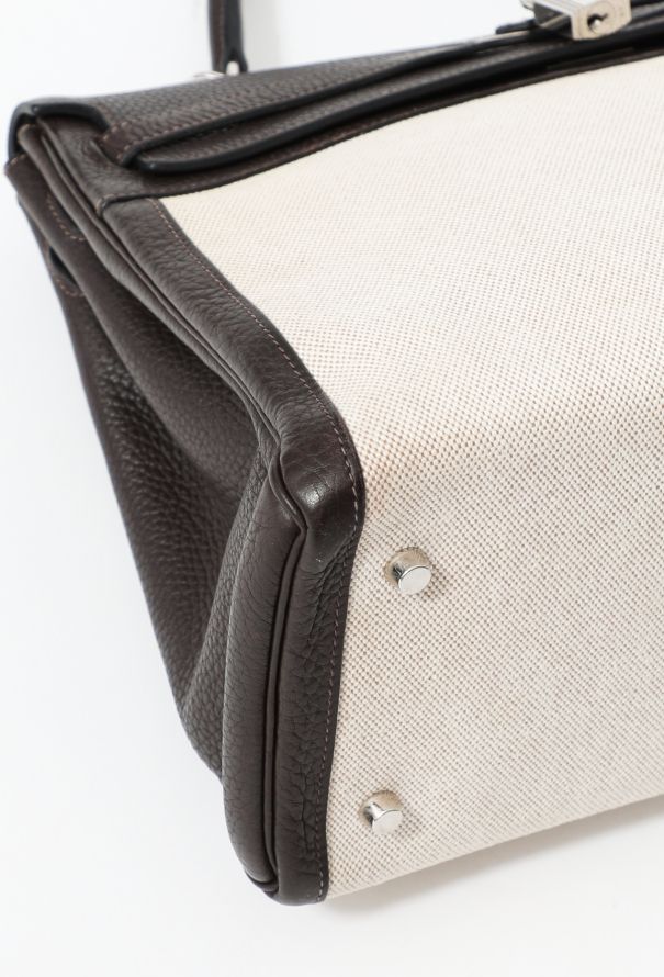 Hermès Clémence & Toile H Kelly Retourné 35 - 9