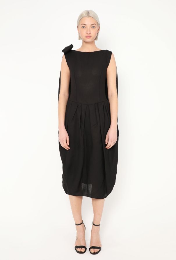 Maison Margiela 2024 Bow Appliqué Balloon Dress - 1