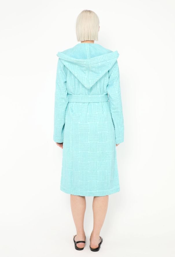 Bottega Veneta 2022 Intrecciato Terry Cloth Bathrobe Set - 5