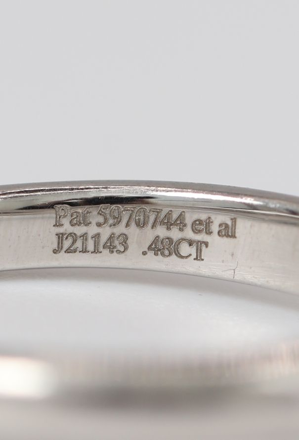 Tiffany & Co Lucida Platinum & Diamond Solitaire Ring - 7